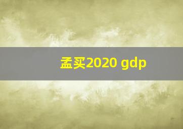 孟买2020 gdp